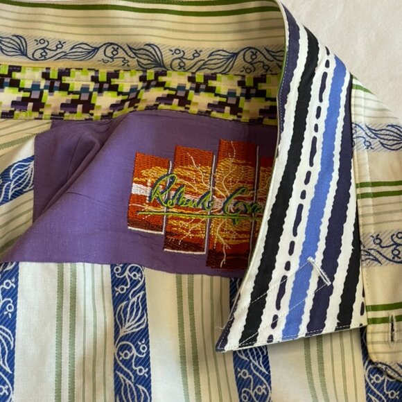 Vintage Robert Graham LS Shirt Medium Classic - Picture 5 of 9